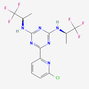 molecular formula C14H13ClF6N6 B611703 Vorasidenib CAS No. 1644545-52-7