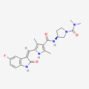 molecular formula C23H26FN5O3 B611704 Vorolanib CAS No. 1013920-15-4