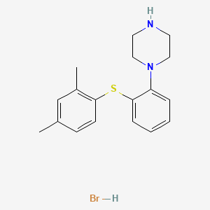 molecular formula C18H23BrN2S B611705 伏硫西汀氢溴酸盐 CAS No. 960203-27-4