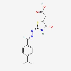 molecular formula C15H17N3O3S B611713 VPC-18005 