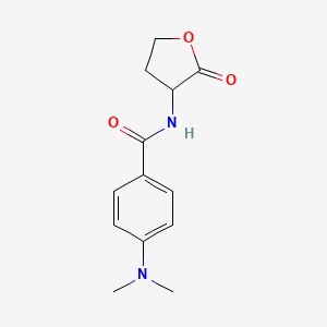 molecular formula C13H16N2O3 B6117131 4-(dimethylamino)-N-(2-oxotetrahydro-3-furanyl)benzamide 