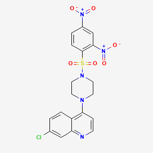 molecular formula C19H16ClN5O6S B611717 VR23 
