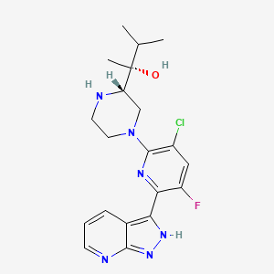 molecular formula C20H24ClFN6O B611724 VTX-27 