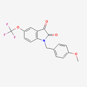 molecular formula C17H12F3NO4 B611727 VU 0238429 CAS No. 1160247-92-6