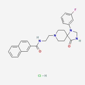 molecular formula C26H28ClFN4O2 B611737 VU 0364739 hydrochloride 