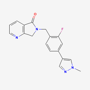 molecular formula C18H15FN4O B611752 VU0453595 