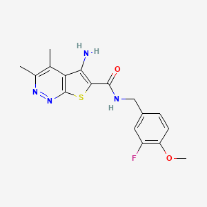molecular formula C17H17FN4O2S B611759 VU0467485 