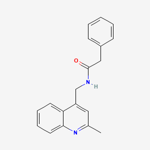 molecular formula C19H18N2O B6117599 N-[(2-methylquinolin-4-yl)methyl]-2-phenylacetamide 