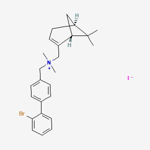 molecular formula C25H31BrIN B611780 VUF 11222 