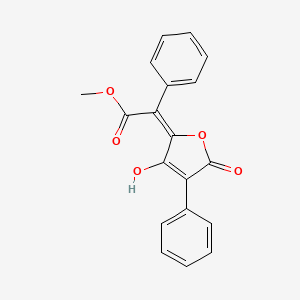 molecular formula C19H14O5 B611786 火狐素 CAS No. 521-52-8