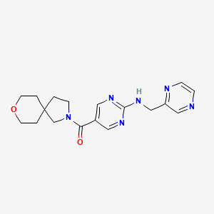 molecular formula C18H22N6O2 B611787 Vanin-1-IN-1 CAS No. 2173134-00-2