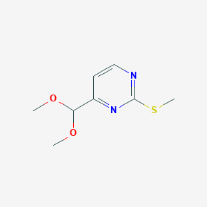 4-(Dimethoxymethyl)-2-(methylthio)pyrimidine