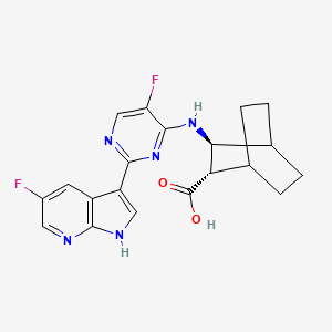 molecular formula C20H19F2N5O2 B611791 Pimodivir CAS No. 1629869-44-8