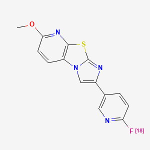 molecular formula C14H918FN4OS B611794 Unii-Z0W48QF72L CAS No. 1206722-92-0