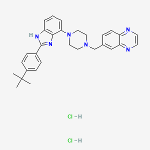 molecular formula C30H34Cl2N6 B611798 WAY 207024 dihydrochloride CAS No. 872002-73-8