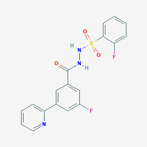 molecular formula C18H13F2N3O3S B611812 WM-1119 CAS No. 2055397-28-7