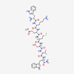 molecular formula C46H65N11O10S B611828 Wwamide-1 CAS No. 149665-72-5