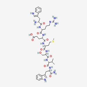 molecular formula C46H65N13O10S B611829 Wwamide-2 CAS No. 149636-88-4