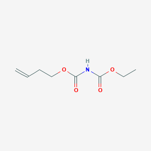 molecular formula C8H13NO4 B061183 ethyl N-but-3-enoxycarbonylcarbamate CAS No. 188193-24-0