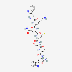 molecular formula C46H66N12O9S B611830 WWamide-3 CAS No. 149636-89-5