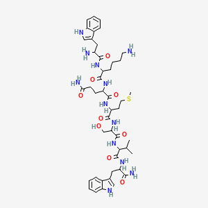 molecular formula C46H66N12O9S B611830 Wwamide-3 CAS No. 149636-89-5