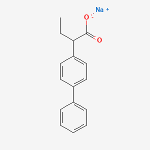 molecular formula C16H15NaO2 B611843 Lyosol CAS No. 10265-80-2