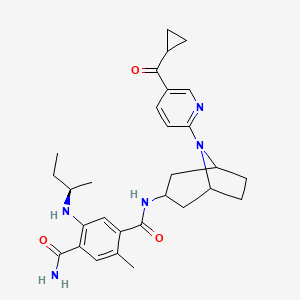 molecular formula C29H37N5O3 B611848 XL888 