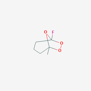 1-Fluoro-5-methyl-6,7,8-trioxabicyclo[3.2.1]octane