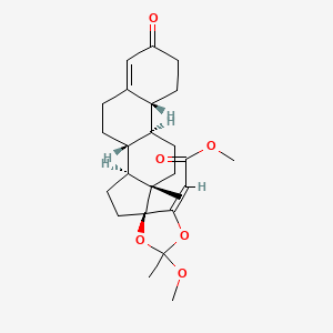 molecular formula C25H34O6 B611885 YK11 CAS No. 1370003-76-1