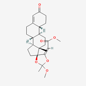 molecular formula C25H34O6 B611885 YK-11 CAS No. 1370003-76-1