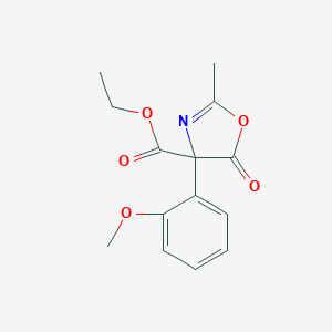 Ethyl 4-(2-methoxyphenyl)-2-methyl-5-oxo-1,3-oxazole-4-carboxylate