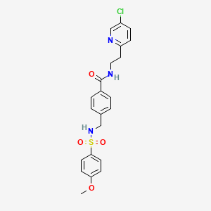 molecular formula C22H22ClN3O4S B611905 YU238259 
