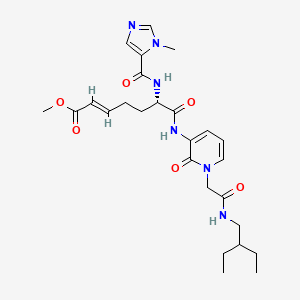molecular formula C26H36N6O6 B611928 Vilagletistat CAS No. 1542132-88-6