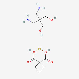 molecular formula C11H18N2O6Pt B611933 Zeniplatin CAS No. 111490-36-9