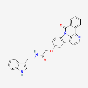 molecular formula C30H22N4O3 B611941 ZINC08792229 