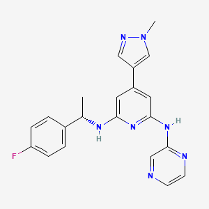 molecular formula C21H20FN7 B611966 Ilginatinib CAS No. 1239358-86-1