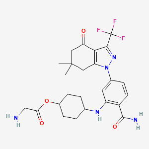 molecular formula C25H30F3N5O4 B611968 Snx-5422 CAS No. 908115-27-5
