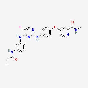 molecular formula C26H22FN7O3 B611970 CNX-774 