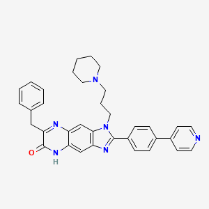 molecular formula C35H34N6O B611971 CTA056 CAS No. 1265822-30-7
