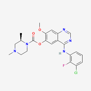 molecular formula C22H23ClFN5O3 B611976 Zorifertinib CAS No. 1626387-80-1