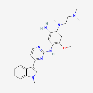 molecular formula C25H31N7O B611977 Mutated EGFR-IN-1 CAS No. 1421372-66-8