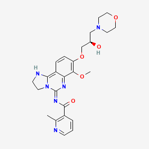 molecular formula C25H30N6O5 B611978 BAY1082439 CAS No. 1375469-38-7
