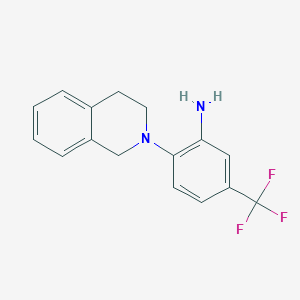 2-(3,4-dihydroisoquinolin-2(1H)-yl)-5-(trifluoromethyl)aniline