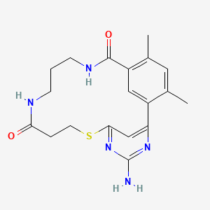 molecular formula C19H23N5O2S B611980 CH5164840 