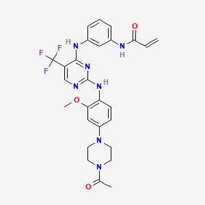 molecular formula C27H28F3N7O3 B611991 Rociletinib CAS No. 1374640-70-6