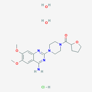 molecular formula C19H25N5O4.HCl.2H2O B000612 Terazosin hydrochloride dihydrate CAS No. 70024-40-7