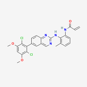 molecular formula C26H22Cl2N4O3 B612005 BLU9931 CAS No. 1538604-68-0