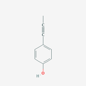 molecular formula C9H8O B061201 Phenol, 4-(1-propynyl)- (9CI) CAS No. 170651-15-7