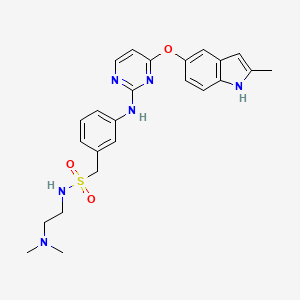 molecular formula C24H28N6O3S B612014 Sulfatinib CAS No. 1308672-74-3