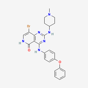 molecular formula C25H25BrN6O2 B612022 Denfivontinib CAS No. 1457983-28-6